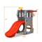 5-in-1 Kids Climber Slide Playset with Basketball & Telescope